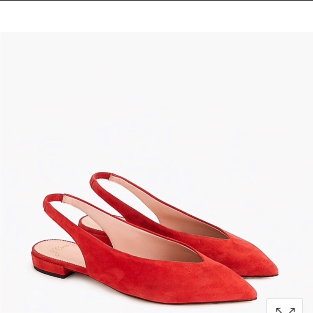 J. Crew suede harlech flats
